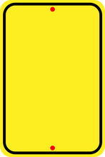 Load image into Gallery viewer, 12x18 Rectangular Caution Sign
